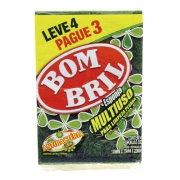 ESPONJA LAVA LOUÇA BOMBRIL COM 3